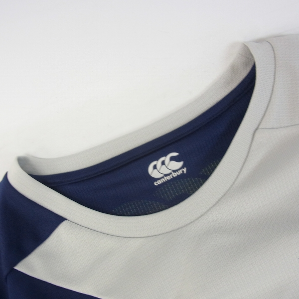 実際に弊社で買取させて頂いた【未使用】CANTERBURY/カンタベリー TOYOTA PRACTICE T-SHIRT Tシャツ R35506TY ネイビー/6Lの画像 5枚目