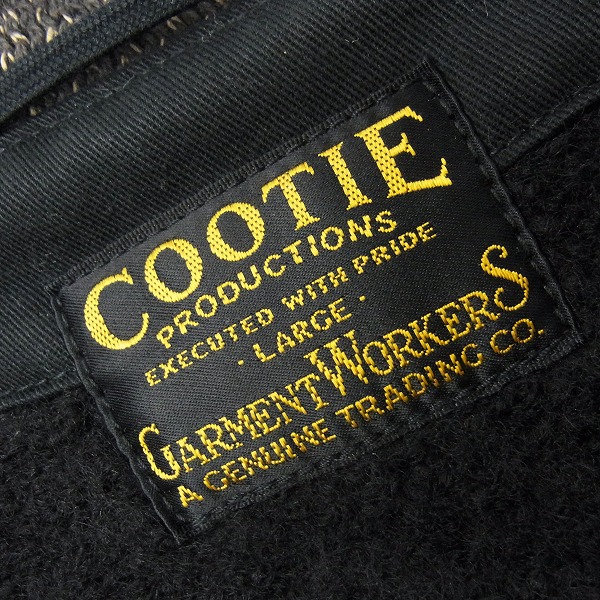 実際に弊社で買取させて頂いたCOOTIE/クーティー 14AW ビーチクロス/袖レザー ハンティングジャケット/Lの画像 2枚目