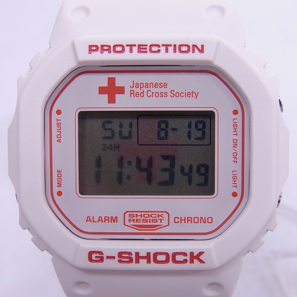 日本規格【限定】【新品、未使用】赤十字　G-SHOCK 時計