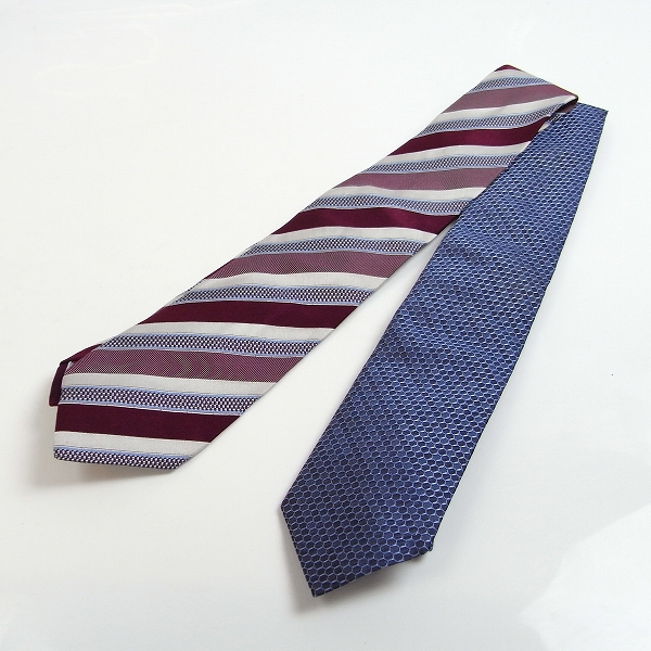 実際に弊社で買取させて頂いたHUGO BOSS/ヒューゴ ボス シルク ネクタイ 英国製/2点セット