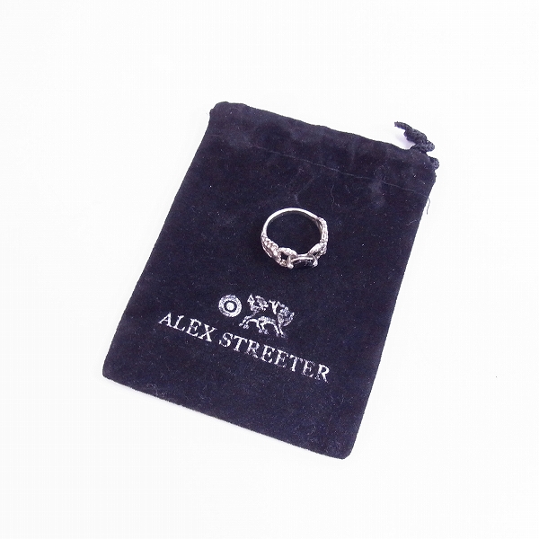 実際に弊社で買取させて頂いたALEX STREETER/アレックスストリーター The Littlest Scorpion Ring/スコーピオンリング　9号の画像 8枚目