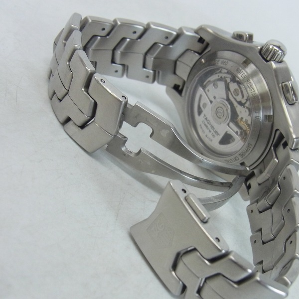 実際に弊社で買取させて頂いたTAG HEUER/タグホイヤー Link/リンク 裏スケ 自動巻き クロノグラフ 腕時計 CJF2110-0の画像 2枚目