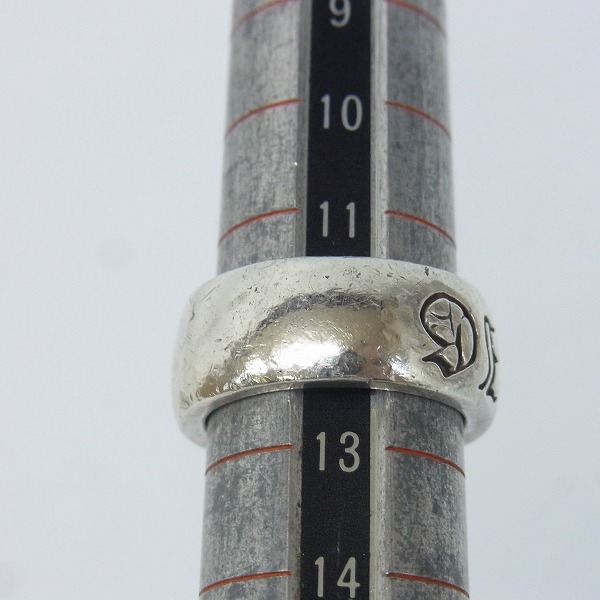 実際に弊社で買取させて頂いた【ギャラ付】CRAZY PIG/クレイジーピッグ Small Gothic CPD/スモール ゴシック CPD リング ＃736 12号の画像 6枚目