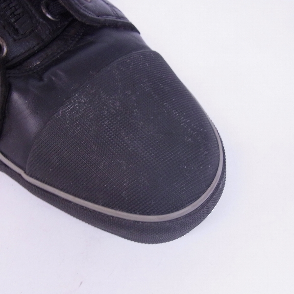 実際に弊社で買取させて頂いたHIROMU TAKAHARA/ヒロムタカハラ センタージップスカルライン ハイカットスニーカー 43の画像 6枚目