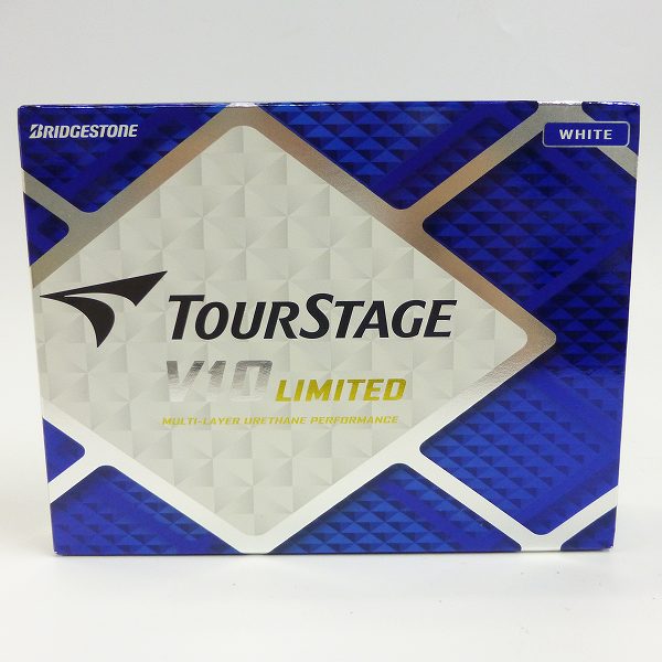 実際に弊社で買取させて頂いた【未使用】BRIDGESTONE/ブリヂストン ゴルフボール TOURSTAGE V10 LIMITED 1ダース ホワイト