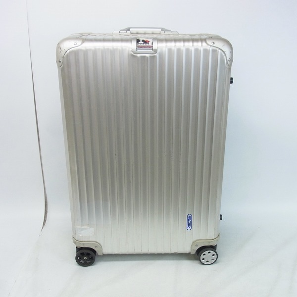 実際に弊社で買取させて頂いたRIMOWA/リモワ トパーズ 82L キャリーバック/スーツケース シルバー 93270