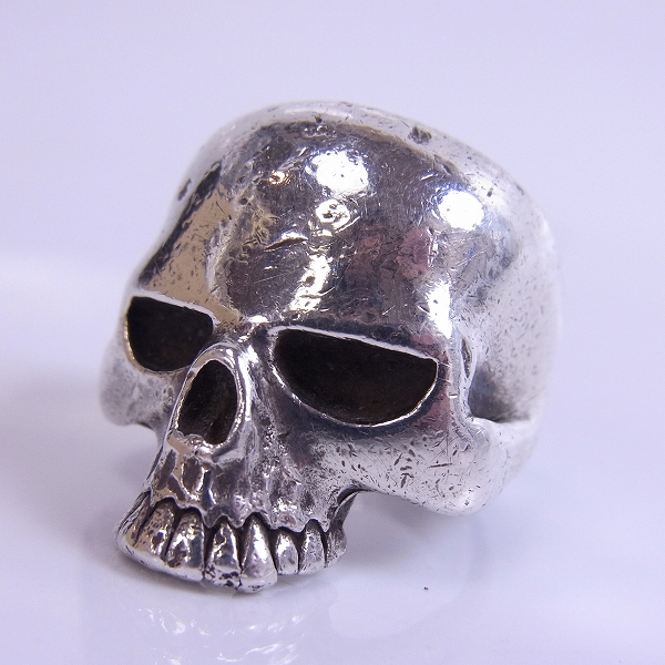 実際に弊社で買取させて頂いたCRAZY PIG/クレイジーピッグ ラージエビルスカルリング/19号