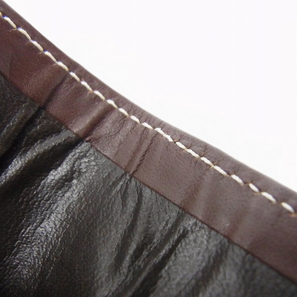 実際に弊社で買取させて頂いたHUNTING WORLD/ハンティングワールド キャンバス×レザー 二つ折り財布の画像 4枚目