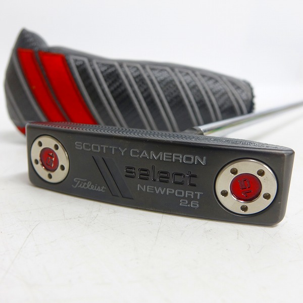 実際に弊社で買取させて頂いたSCOTTY CAMERON/スコッティキャメロン パター select NEWPORT 2.6 ヘッドカバー付き