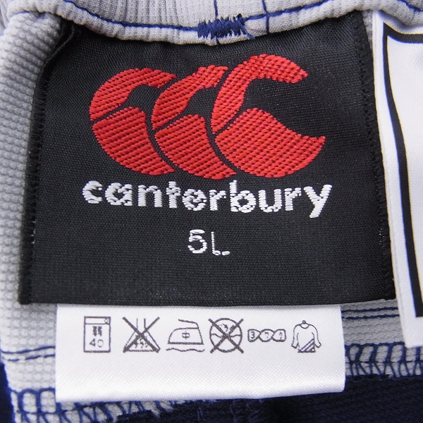 実際に弊社で買取させて頂いた【未使用】CANTERBURY/カンタベリー TOYOTA PRACTICE PANTS パンツ R15520TY ネイビー/グレー/5Lの画像 2枚目