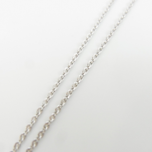 実際に弊社で買取させて頂いた【ギャラ付】LoreeRodkin/ローリーロドキン K18WG ダイヤクロスネックレス w/5ダイヤ TL71N5/04 総重量1.7ｇの画像 3枚目