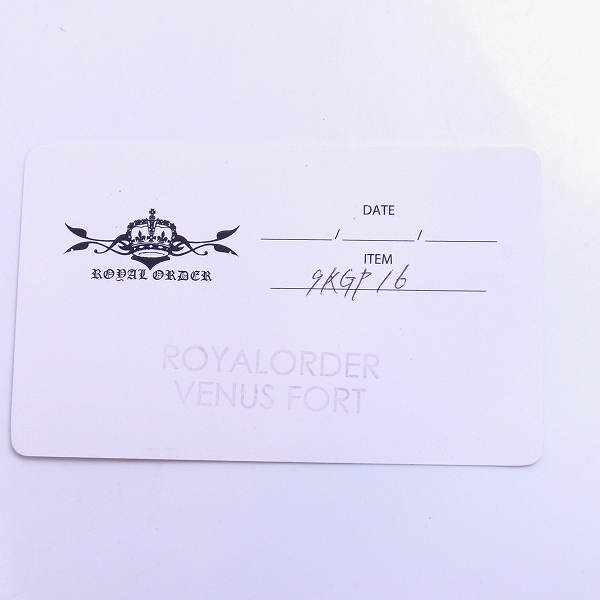 実際に弊社で買取させて頂いた【証明書付き】ROYAL ORDER/ロイヤルオーダー 9K TINY CROWN/クラウンチャーム GP16の画像 7枚目