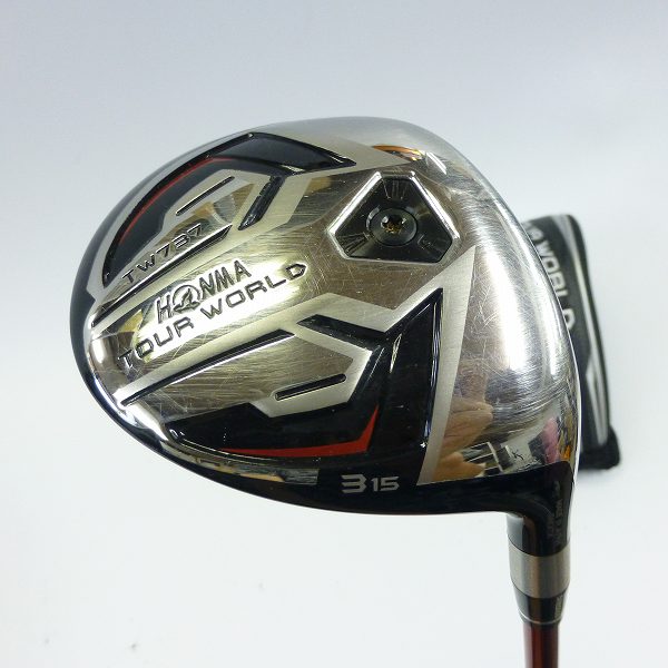 実際に弊社で買取させて頂いたHONMA/本間ゴルフ フェアウェイウッド TOUR WORLD TW737 3W/15° VIZARD EX-C65 Sフレックス