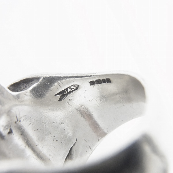 実際に弊社で買取させて頂いたCRAZY PIG/クレイジーピッグ ラージエビルスカルリング/15.5～16号の画像 5枚目