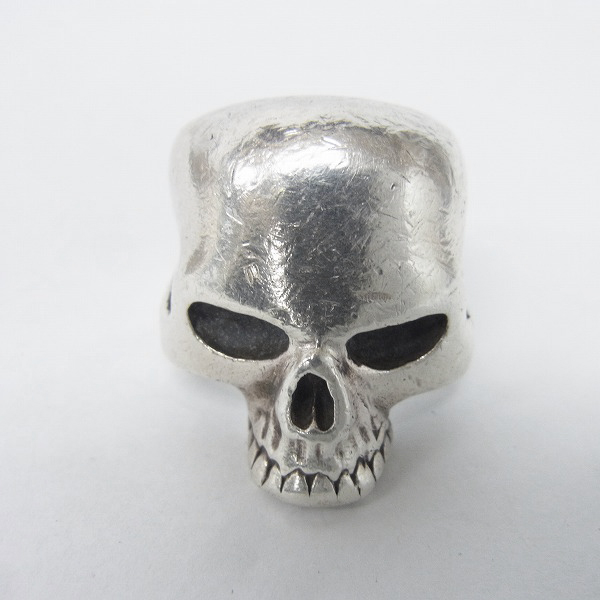 実際に弊社で買取させて頂いたCRAZY PIG/クレイジーピッグ ラージエビルスカルリング/15.5～16号の画像 1枚目