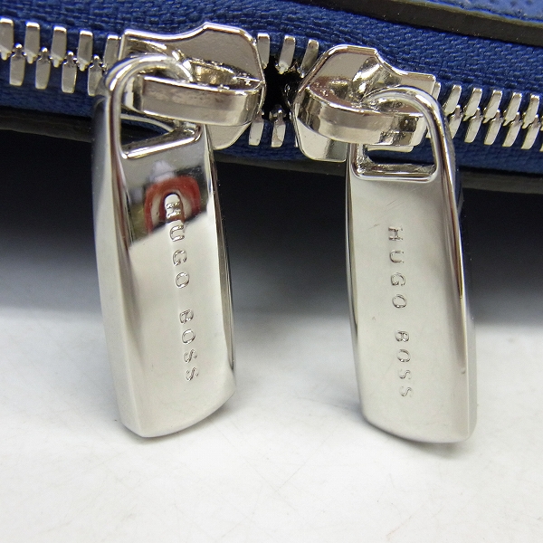 実際に弊社で買取させて頂いたHUGO BOSS/ヒューゴボス 2WAY レザーブリーフケース/ショルダーバッグ ブルー 50311731の画像 7枚目