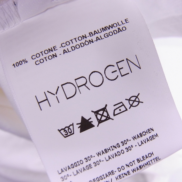 実際に弊社で買取させて頂いたHYDROGEN/ハイドロゲン WORLD CHAMPION CIGARETTE RACING TEAM 半袖 ポロシャツ/XLの画像 4枚目