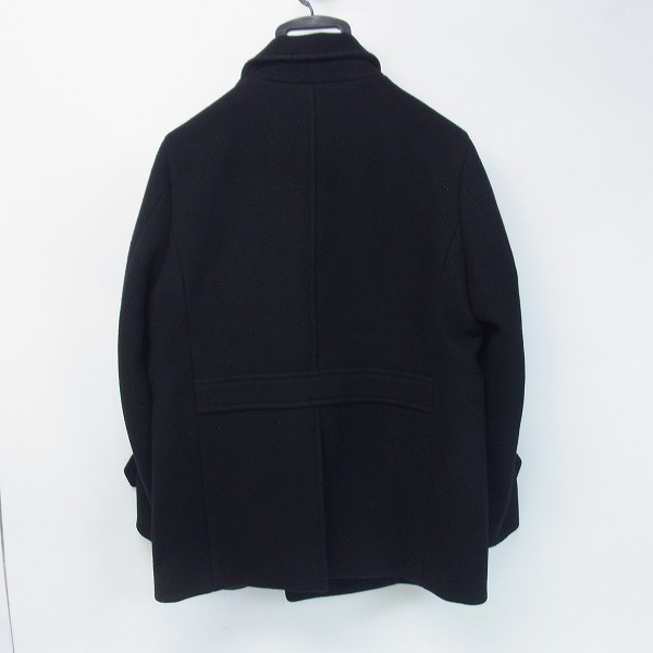 実際に弊社で買取させて頂いたEDIFICE/エディフィス メルトンウール Pコート アウター/44の画像 1枚目