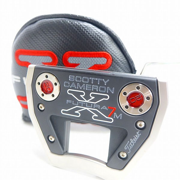 実際に弊社で買取させて頂いたSCOTTY CAMERON/スコッティキャメロン パター FUTURA X 7M フーチュラ ヘッドカバー付き