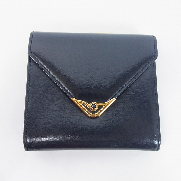 実際に弊社で買取させて頂いたCartier/カルティエ がま口 レザー 2つ折り 財布/ウォレット