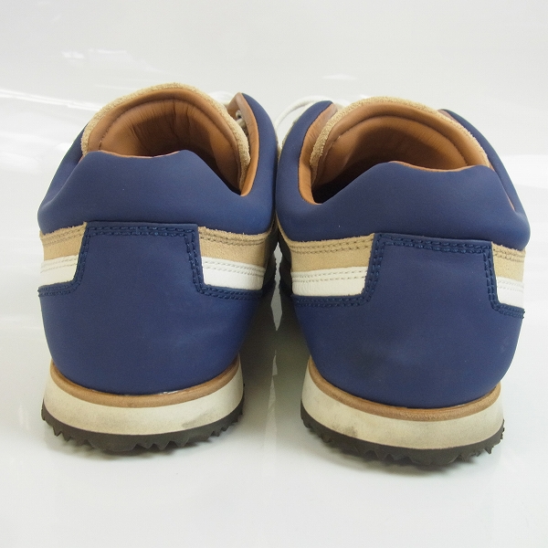 実際に弊社で買取させて頂いたBALLY/バリー OKAR/56 カーフレザー スニーカー/8Dの画像 1枚目