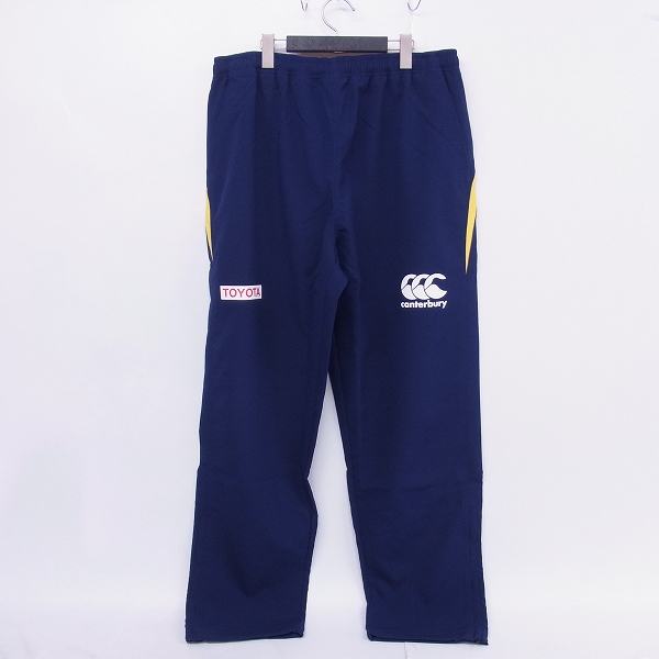 実際に弊社で買取させて頂いた【未使用】CANTERBURY/カンタベリー TOYOTA PRACTICE PANTS パンツ R15520TY イエロー/6L