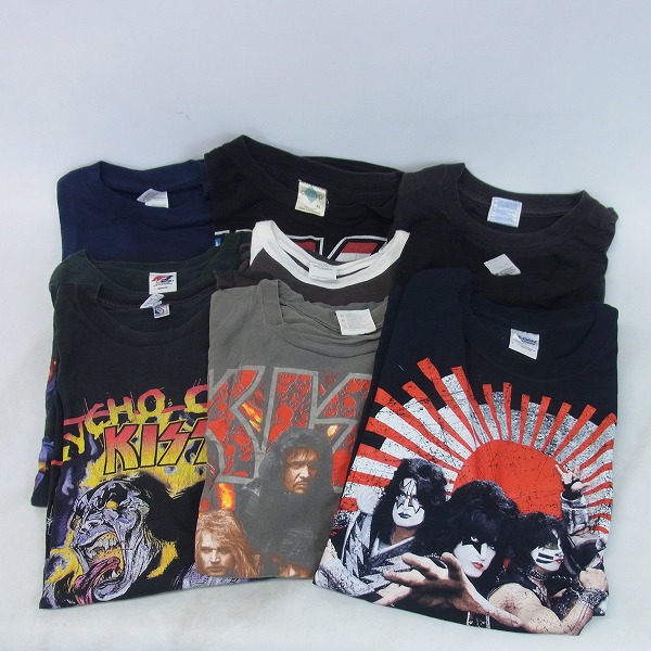 実際に弊社で買取させて頂いたKISS/キッス バンドTシャツ 9点セット