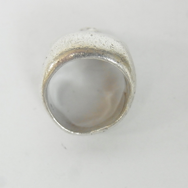 実際に弊社で買取させて頂いたCRAZY PIG DESIGNS/クレイジーピッグ スモールエビルスカル リング/7.5号の画像 4枚目