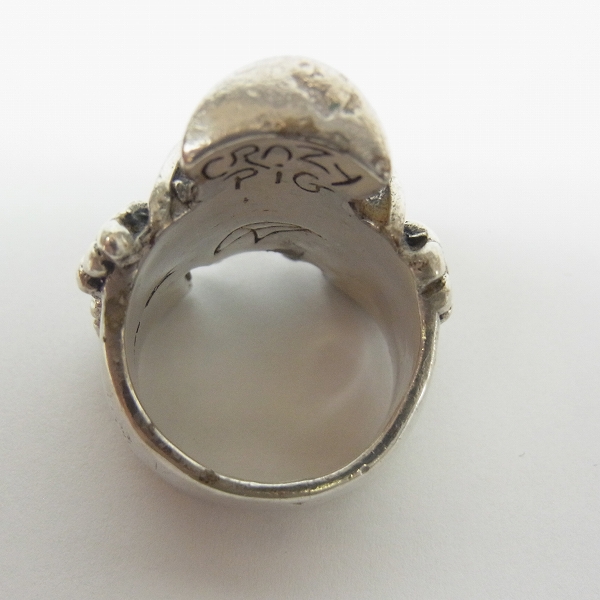 実際に弊社で買取させて頂いたCRAZY PIG DESIGNS/クレイジーピッグ CPD Mascot Skull/CPDマスコットスカル ＃628/20.5-21号の画像 4枚目