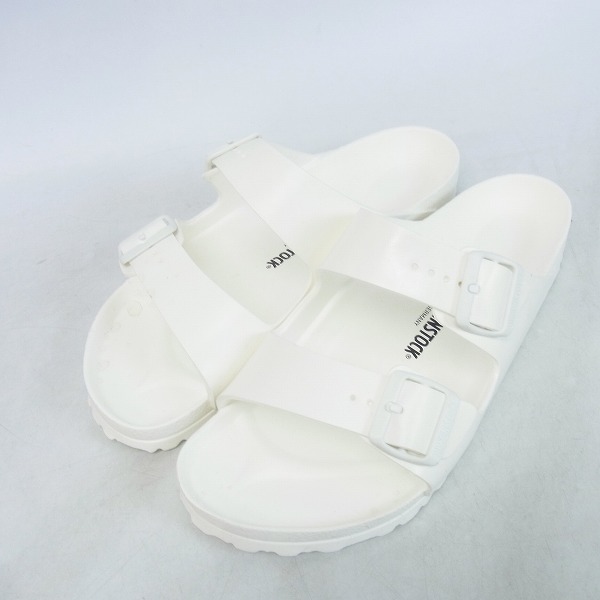 実際に弊社で買取させて頂いたBIRKENSTOCK/ビルケンシュトック サンダル ホワイト/ブラック 26.5 2点セットの画像 1枚目