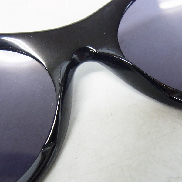 実際に弊社で買取させて頂いたGIORGIO ARMANI/ジョルジオアルマーニ セルフレーム サングラス/アイウエア ブラック/814の画像 2枚目