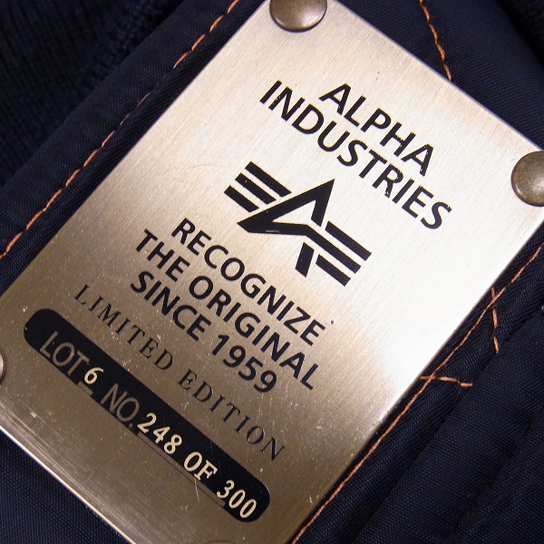 実際に弊社で買取させて頂いたALPHA INDUSTRIES/アルファインダストリーズ B-15 フライトジャケット/Lの画像 5枚目