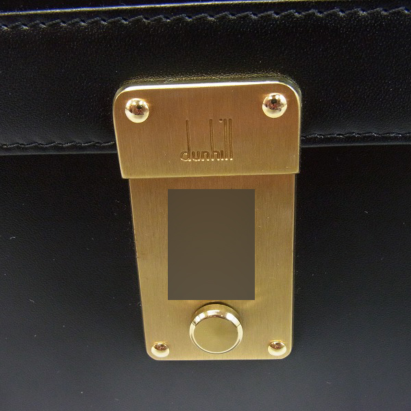 実際に弊社で買取させて頂いたdunhill/ダンヒル レザー セカンド クラッチバッグ 3桁ダイヤルロック式の画像 4枚目