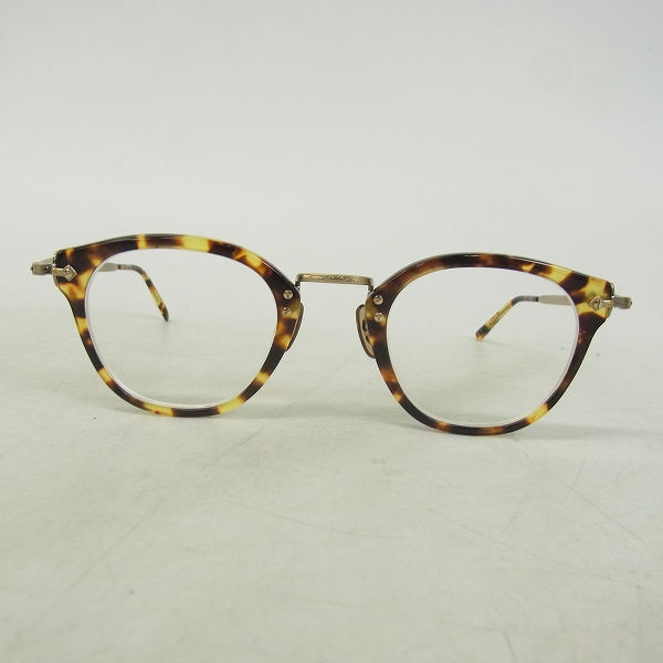 実際に弊社で買取させて頂いたOLIVER PEOPLES/オリバーピープルズ 眼鏡/メガネフレーム デミ柄/べっ甲柄 507C DTBの画像 1枚目