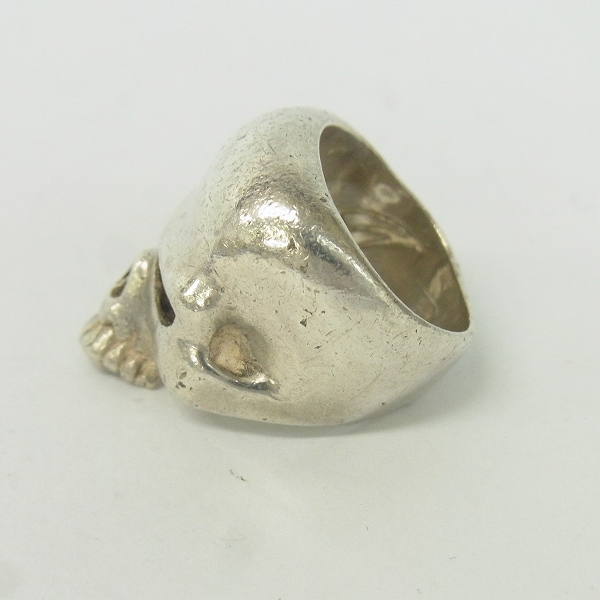 実際に弊社で買取させて頂いたCRAZY PIG DESIGNS/クレイジーピッグ スモールエビルスカル リング/7.5号の画像 2枚目