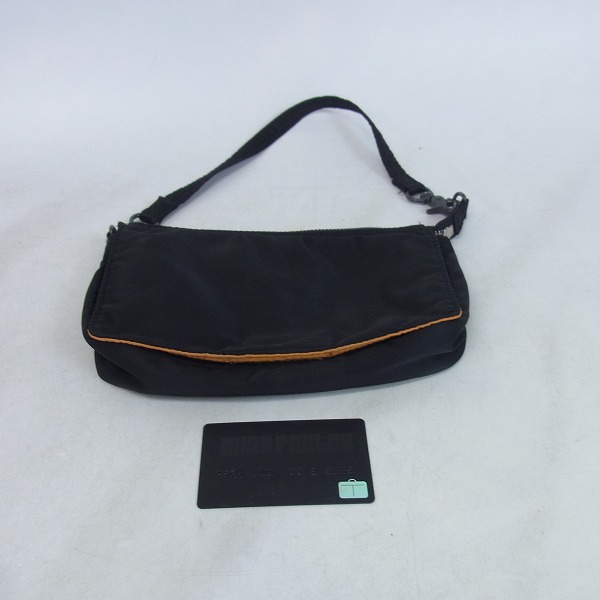 実際に弊社で買取させて頂いたHEAD PORTER/ヘッドポーター タンカー ハンドポーチ/ブラックの画像 8枚目