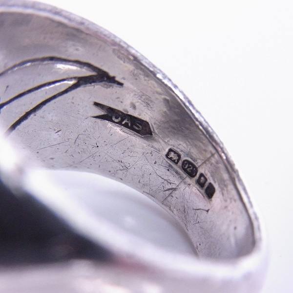 実際に弊社で買取させて頂いたCRAZY PIG/クレイジーピッグ ラージエビルスカルリング/19号の画像 7枚目