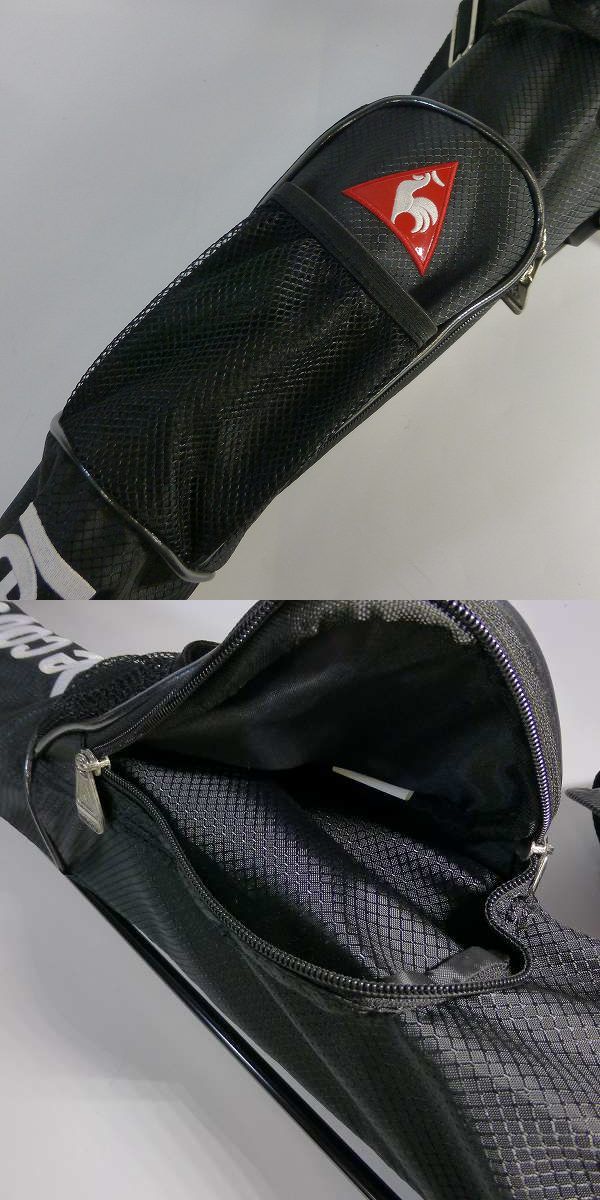 実際に弊社で買取させて頂いたle coq sportif/ルコック セルフスタンドクラブケース QQ5050 2017年モデル 47インチ対応 ブラックの画像 4枚目