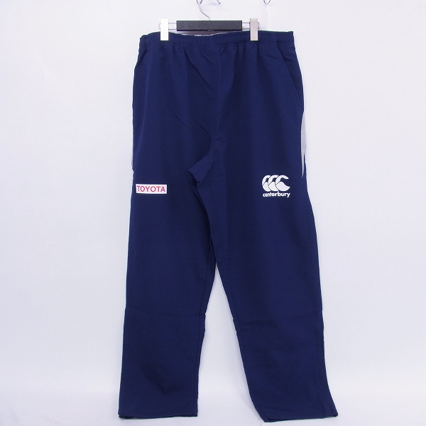 実際に弊社で買取させて頂いた【未使用】CANTERBURY/カンタベリー TOYOTA PRACTICE PANTS パンツ R15520TY ネイビー/グレー/6L