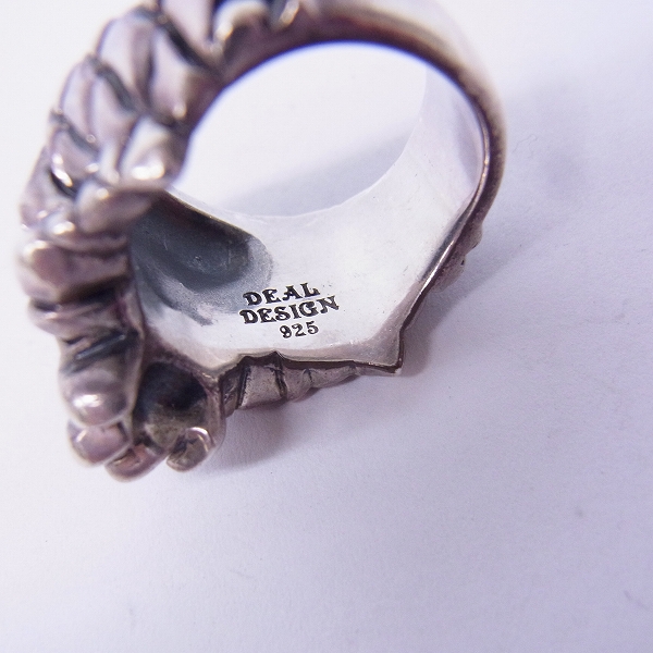 実際に弊社で買取させて頂いたDEAL DESIGN/ディールデザイン スカル リング 17号の画像 5枚目