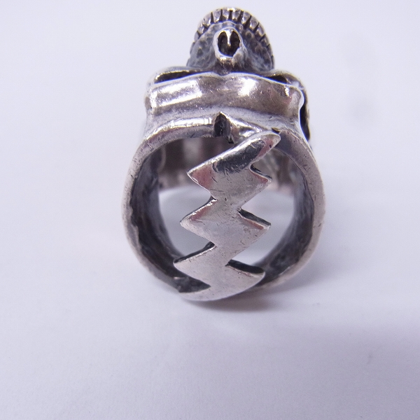 実際に弊社で買取させて頂いたCRAZY PIG/クレイジーピッグ GRATEFULL DEAD/グレーフルデッド リング ＃361/20～20.5号の画像 3枚目