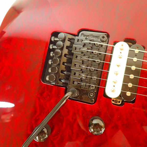 実際に弊社で買取させて頂いた★jackson/ジャクソン DK2Q DINKY TRANS RED ギター ケース付の画像 7枚目