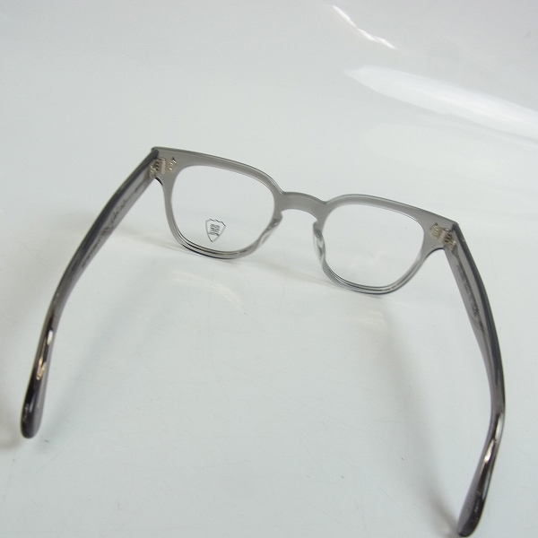 実際に弊社で買取させて頂いたJULIUS TART OPTICAL/ジュリアスタートオプティカル BRYAN-44 PL-010L 眼鏡/メガネフレームの画像 3枚目