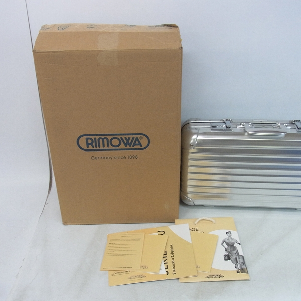 実際に弊社で買取させて頂いた【保証期間内】RIMOWA/リモワ VINTAGE COLLECTION/ヴィンテージ コレクション 世界限定1950個/950.50の画像 8枚目