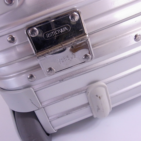 実際に弊社で買取させて頂いたRIMOWA/リモワ TOPAZ/トパーズ ビジネストロリー キャリー/アタッシュ 2輪 923.40/26Lの画像 7枚目