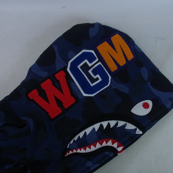 A BATHING APE/アベイシングエイプ サルカモ柄 SHARK FULL ZIP A BATHING APE/アベイシングエイプ サルカモ柄 SHARK FULL ZIP