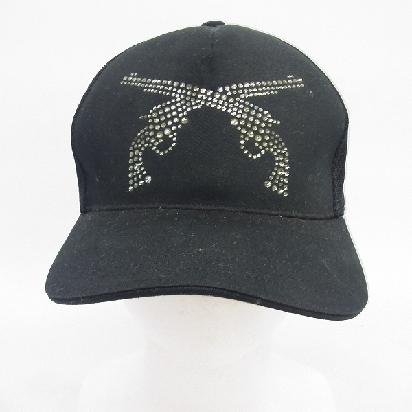 実際に弊社で買取させて頂いたroar/ロアー PISTOL SWAROVSKI MESH CAP/ピストル スワロフスキー メッシュキャップ 15SRQ-04 Size：1