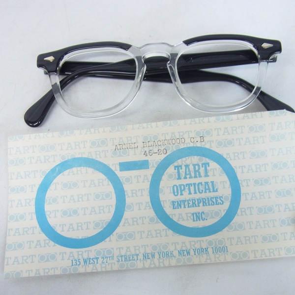 実際に弊社で買取させて頂いたTART Optical/タートオプティカル 1950S/ヴィンテージ/ビンテージ 眼鏡/メガネ ARNEL/アーネル 46-20の画像 9枚目