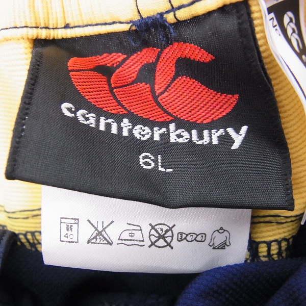 実際に弊社で買取させて頂いた【未使用】CANTERBURY/カンタベリー TOYOTA PRACTICE PANTS パンツ R15520TY イエロー/6Lの画像 2枚目