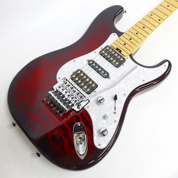 実際に弊社で買取させて頂いた★SCHECTER/シェクター 日本製 GS-1-FR RDSB/M エレキギター の画像 3枚目